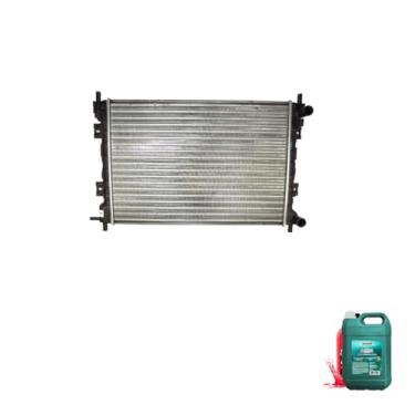 Imagem de Kit Radiador Ford Fiesta Ka Courier 00/02 Aditivo Paraflu Rosa e Água Desmineralizada