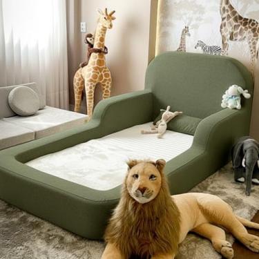 Imagem de Cama Montessoriana Infantil Solteiro - Sem colchão - Little Duck (Verde)