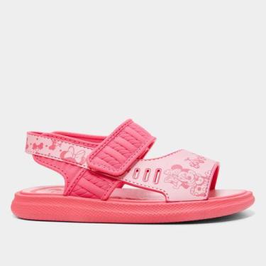 Imagem de Kit Sandália Infantil Grendene + Lancheira Infantil Disney Menina, Ros