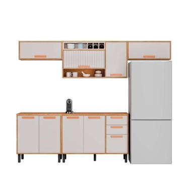 Imagem de Cozinha Completa 280cm Nápoles Em Mdp Off White Itatiaia