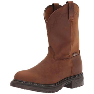 Imagem de ROCKY Bota original Ride Roper Western tamanho 15(M), Trail Brown, 47