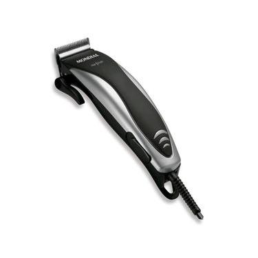 Imagem de Máquina de Cortar Cabelo Mondial Hair Stylo CR-02 4 com Pentes Prata/Preta