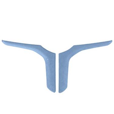 Imagem de Decoração de adesivos de acabamento de volante de camurça adequados para 3 séries G20 G28 2018-2021 Capa luxuosa de camurça para volante para aprimoramento do interior do carro (Azul celeste)