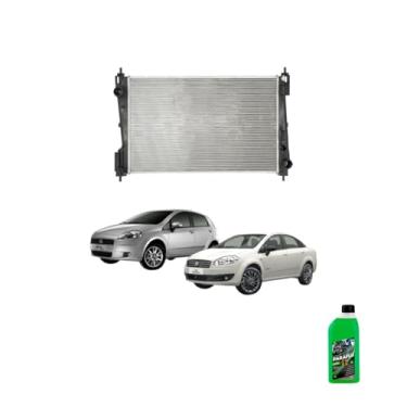 Imagem de Kit Radiador Punto 1.6/1.8 08/ (MEC) + Aditivo Paraflu Verde 1L