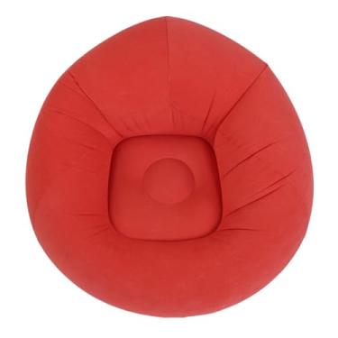 Imagem de GLOGLOW para Uso Interno e Externo Design Ergonômico Leve para Móveis Domésticos de Praia de Acampamento (Vermelho)