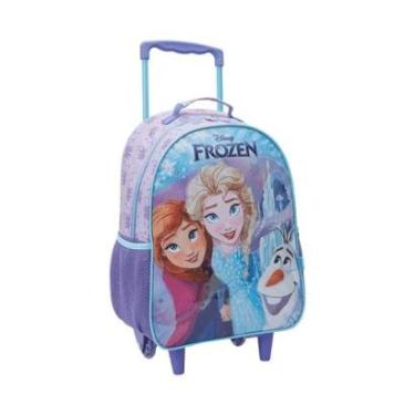 Imagem de Mochila com Rodas Escolar 16 Disney Frozen Desenho-Feminino