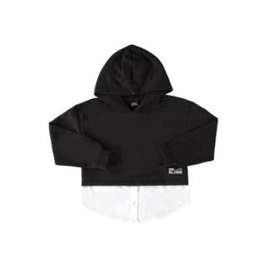 Imagem de Blusão em Moletom e Tricoline Juvenil Gloss-Feminino