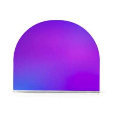 Imagem de Porta-guardanapos desfocados gradiente rosa azul roxo para mesa, 1 pacote, suporte de guardanapo ao ar livre, suporte de guardanapos de papel