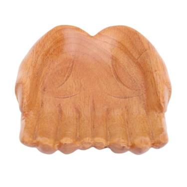 Imagem de Zerodis Tigela de Mãos Esculpidas, MDF Oferecendo Tigelas Suporte de Coleção de Madeira Expositor de Lembrança de Pedras Preciosas Suportes de Plantadores Suculentos para Suporte de