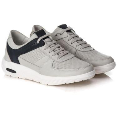 Imagem de Tênis Skeaker Max Ranster Masculino Couro Legítimo Moderno Confort - J