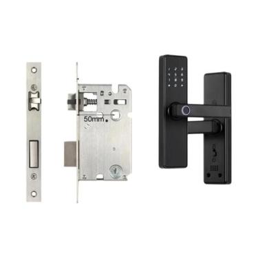 Imagem de Fechadura Biométrica De Porta Com Impressão Digital Em Vários Idiomas,