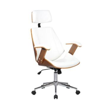 Imagem de Cadeira de Escritório Moderna Alta Presidente Paris Cor:Preto - HomeNo