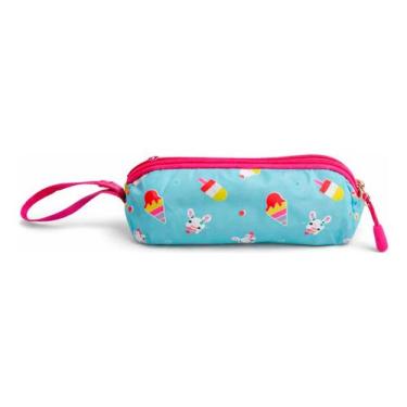 Imagem de Estojo Escolar 20cm Estampado Com Zíper Reforçado Alça Fofa - Star Pro