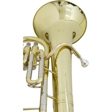 Imagem de Bombardino Euphonium 3 Pistos EP 200 Laqueado Dourado com Case New York