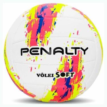 Imagem de Bola Voleibol SOFT bco/pnk/amr - Penalty