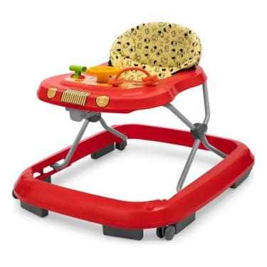 Imagem de Andador Infantil Musical para Bebê Menino Menina Tutti Baby, Vermelho