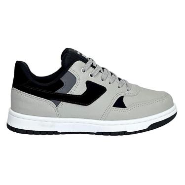 Imagem de Tênis Redikal Skate Masculino RKT595 Cinza/Preto-Masculino