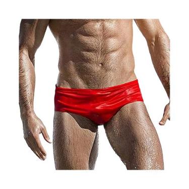 Imagem de Sunga Masculina Sexy De Cintura Baixa Para Praia - Moda Praia E Biquín