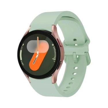 Imagem de Pulseira De Silicone Para Samsung Galaxy Watch 40mm 44mm 45mm Sem Espa