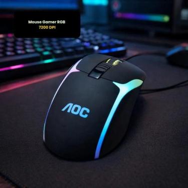 Imagem de Mouse Gamer RGB 7200 DPI - AOC