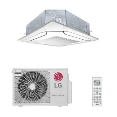 Imagem de Ar Condicionado Split Cassete Lg Inverter 4 Vias 18.000 Btus Quente E 