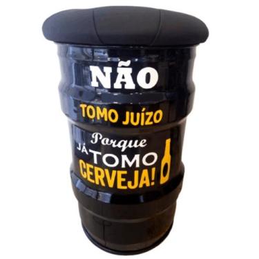 Imagem de Banco tambor não tomo juizo tonel banqueta - EMPORIO CANTO DO CHURRASC