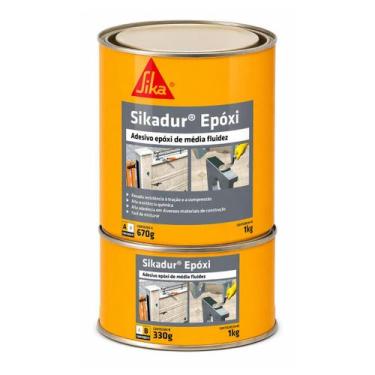 Imagem de Sikadur Epóxi 1kg Adesivo Estrutural Alta Resistência