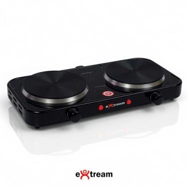 Imagem de Fogão Elétrico Portátil Cooktop 2 Bocas 2000W Extream 127V