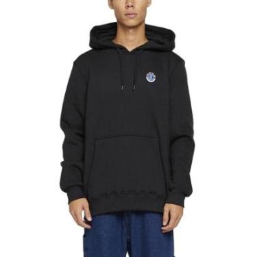 Imagem de Moletom Canguru Element At Night Preto-Masculino