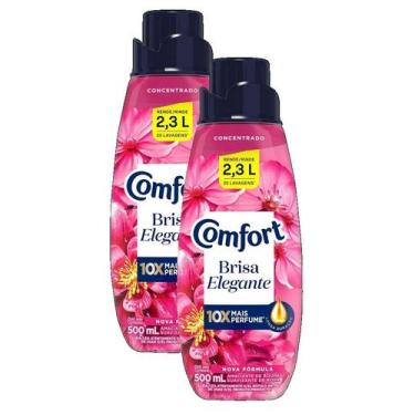 Imagem de kit 2 Amaciante Concentrado Comfort Brisa Elegante 500ml