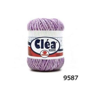 Imagem de LINHA CLEA 1000 MESCLADA COR 9587 BONECA MESCLA LILÁS - 1000m de Fio 1