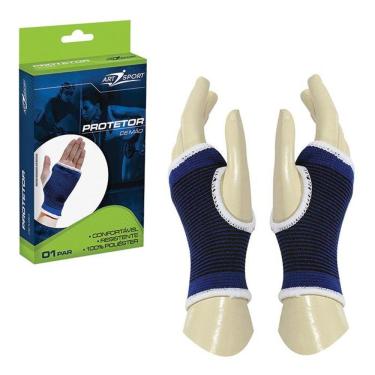 Imagem de Munhequeira tensor suporte elástico protetor punho mão pulso