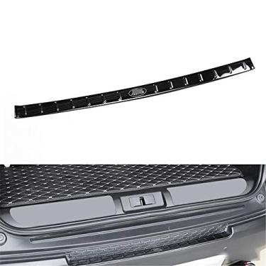 Imagem de Serve para Land Rover Range Rover Sport 2014-2020 Aço Inoxidável Externo Para-choques Traseiro Scuff Sill Plate Trim Preto