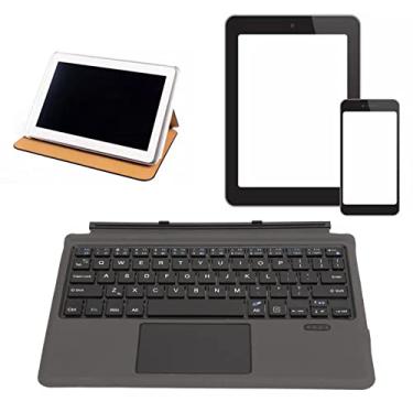 Imagem de Teclado sem fio, teclado Bluetooth sem fio portátil fino com touchpad para Go 3, Go 2, Go, Teclas mecânicas recarregáveis ​​Teclado Bluetooth para Tablet Smartphone, para