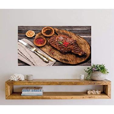 Imagem de Adesivo Parede Cozinha Restaurante Tam 50cm x 100cm