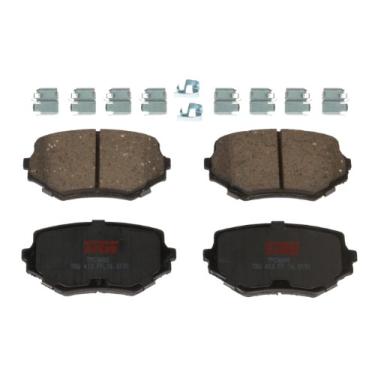 Imagem de TRW Conjunto de pastilhas de freio a disco TPC0680 para Suzuki Grand Vitara: 1999-2005 e outras aplicações Frente