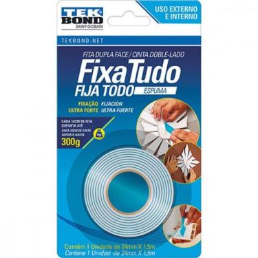 Imagem de Fita Dupla-Face Tekbond Espuma 24mmx1,5