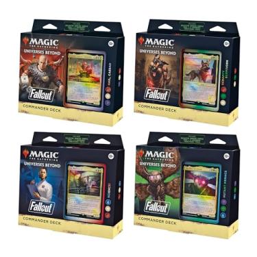 Imagem de Magic: The Gathering Fallout Commander Deck Bundle – Includes All 4 Decks (1 Hail Caesar, 1 Scrappy Survivors, 1 Science!, and 1 Mutant Menace)