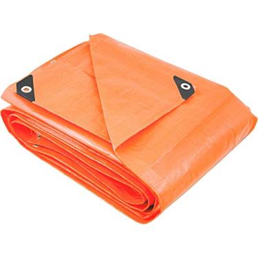 Imagem de Vonder Plus Lona Reforçada de Polietileno, Laranja, 4 x 3 m