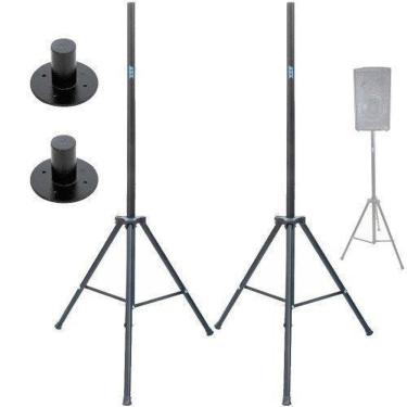 Imagem de Kit 2 Tripés Para Caixa Passiva Ativa Com Chapéu Ask Cxm