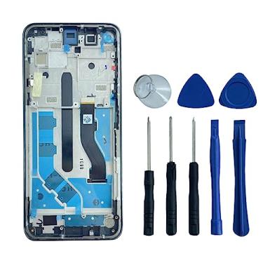 Imagem de Avvood Para TCL Revvl 5G T790W T790Z Tela LCD Touch Screen Digitalizador Assembléia com peça de substituição de moldura preta 6,5 polegadas