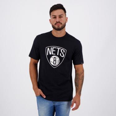 Imagem de Camiseta New Era NBA Brooklyn Nets Sport Preta-Masculino