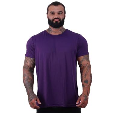 Imagem de Camiseta Tradicional MXD Conceito Dry Fit em 100% Poliamida String Furadinho (M, Violeta Escuro)
