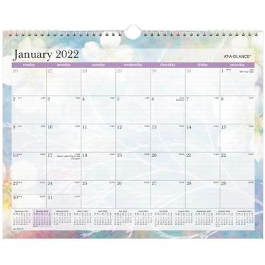 Imagem de Calendário de parede 2022 da AT-A-GLANCE, 36 x 29 cm, médio, mensal, sonhos (PM83-707)