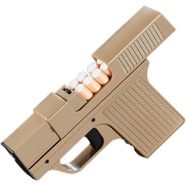 Imagem de Isqueiro recarregável gás jet chama tocha spitfire arma à prova de vento homem para fumar (sem combustível), b