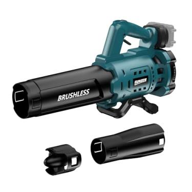 Imagem de Soprador de folhas sem fio para bateria Makita de 18 V, soprador elétrico de 480 CFM com motor sem escova, bloqueável para manter velocidades de até 130 MPH, soprador portátil para soprar neve,