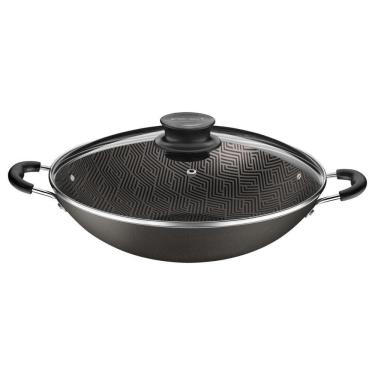 Imagem de Wok Tramontina Paris com Revestimento Interno E Externo Em Antiaderente Starflon Max Ch...