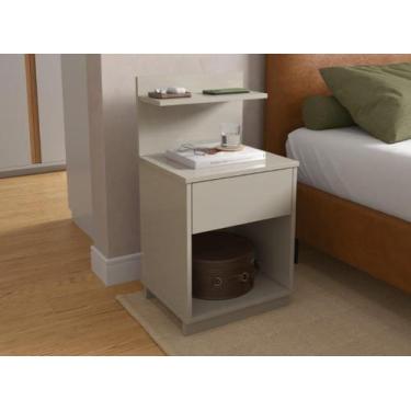 Imagem de Mesa de Cabeceira MA Cor Off White - PT