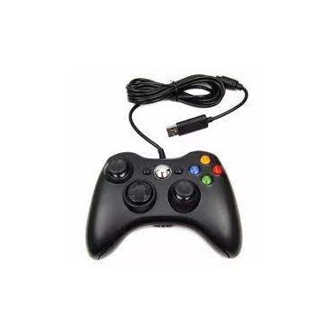 Imagem de Controle compativel  para  Xbox 360 com fio -Vibração Duoble Para Xbox