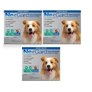Imagem de Nexgard Antipulgas E Carrapatos Cães 10,1 A 25kg C/ 9 Comprimidos. - B